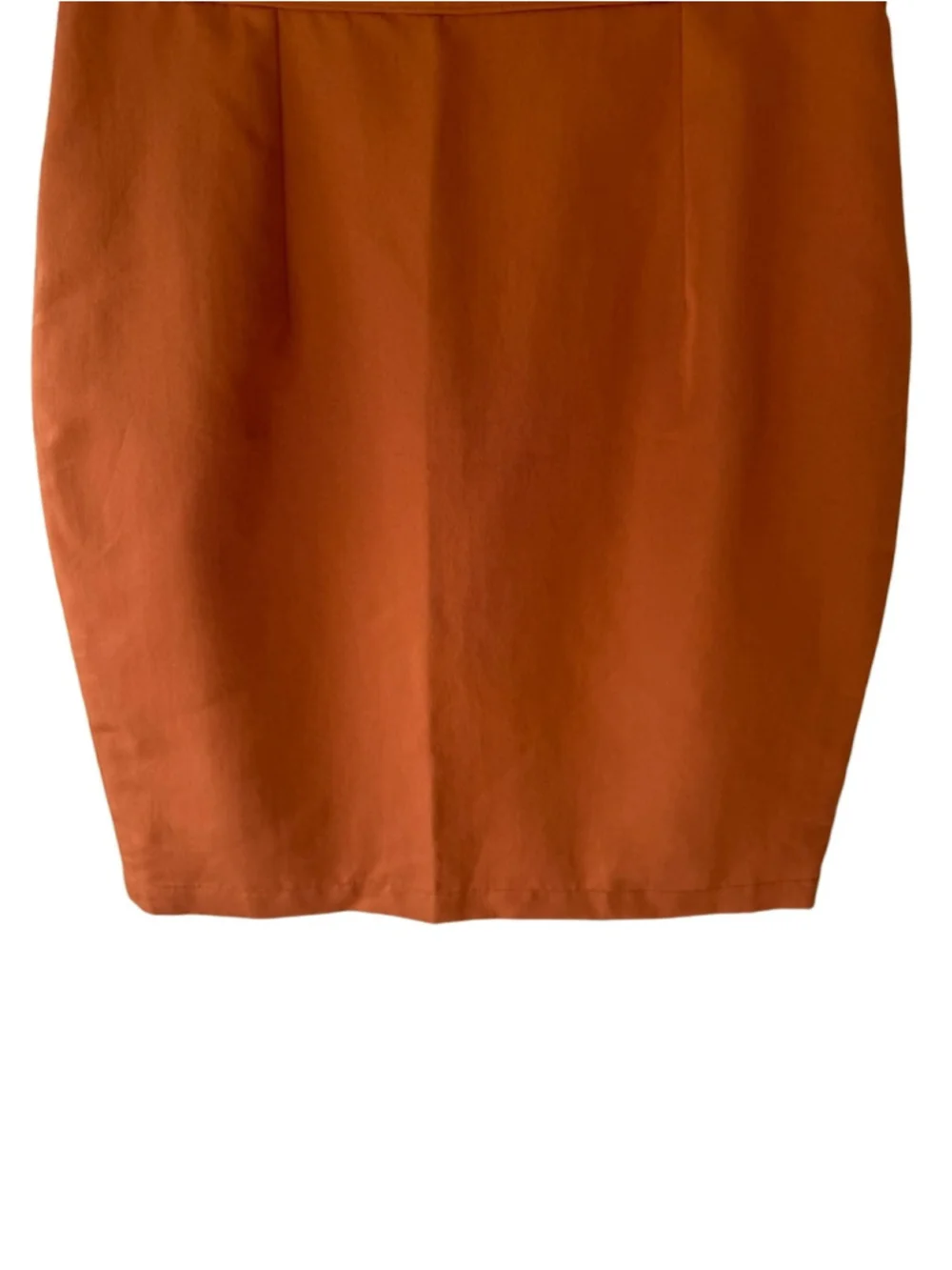Nouvelle Vintage Rust High-Waist Pencil Skirt Size L Preppy Classic Academia